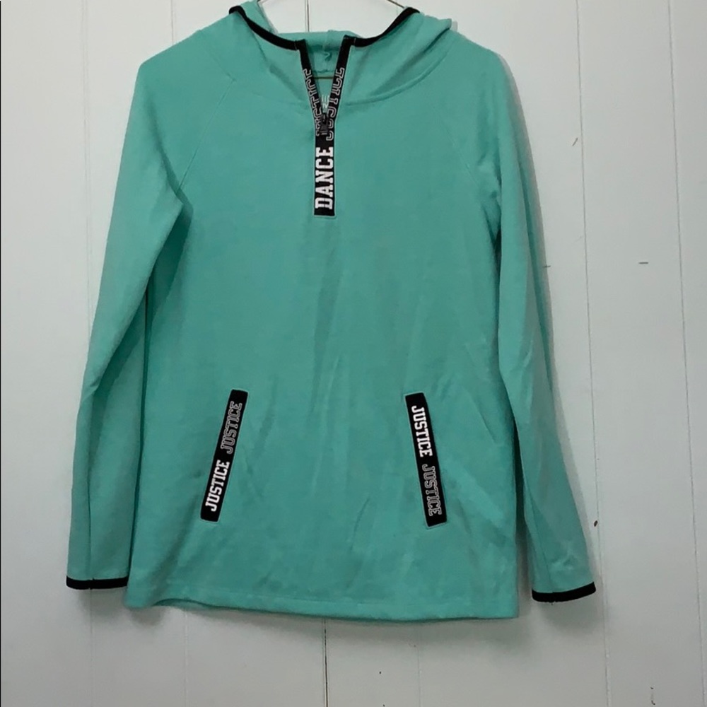 Justice activewear Halfzip sweatshirt hoodie Dance